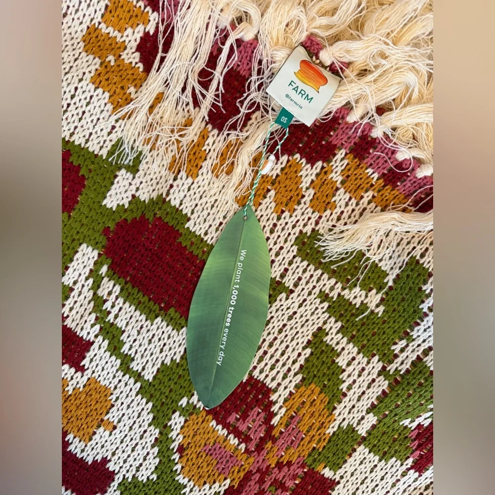 NEW 🔥 FARM RIO Rare 🌺 Hard to Find 🌸 Large Floral Throw Blanket NWT